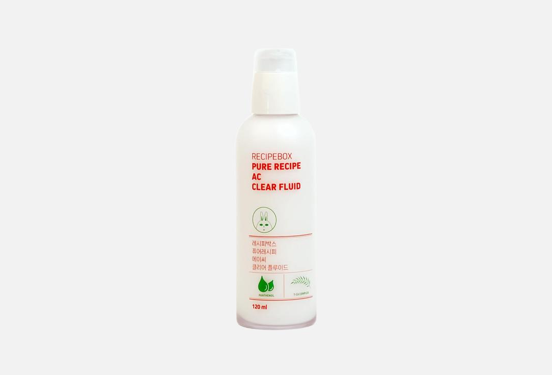 Recipebox Moisturizing and soothing face fluid Pure recipe ac