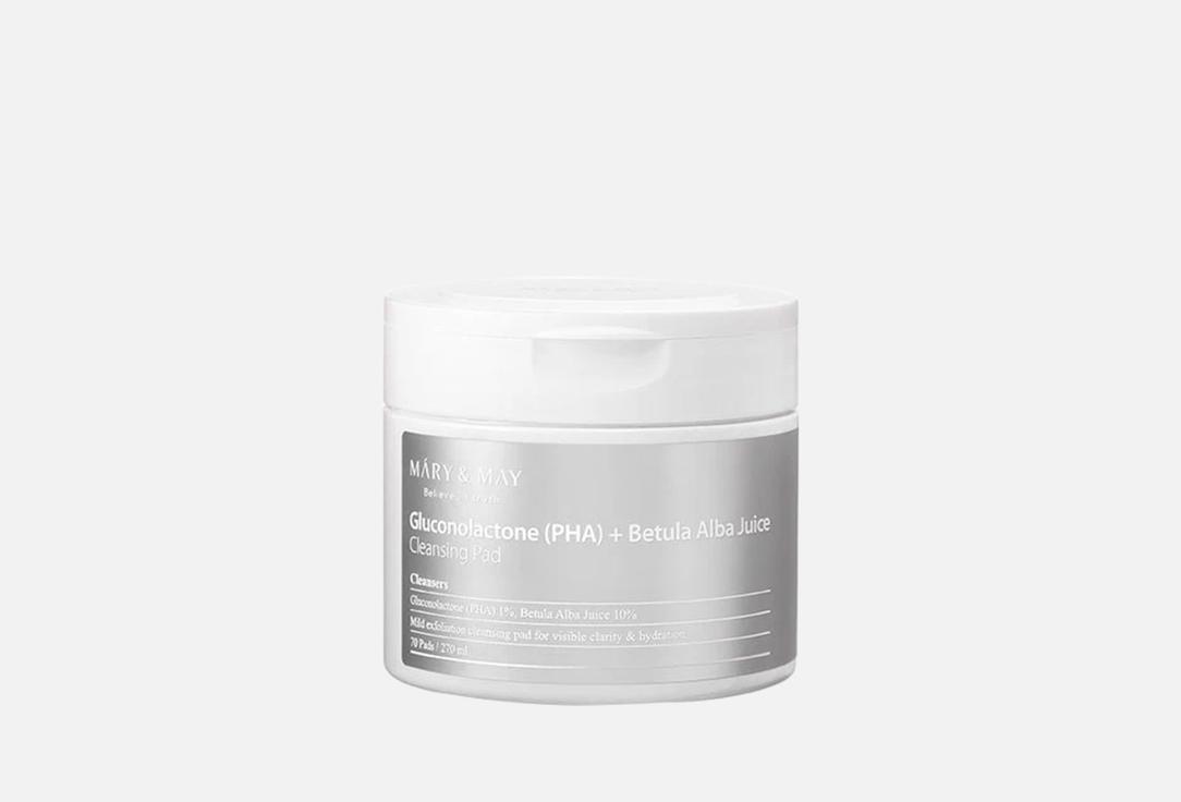 Mary&May Face cleansing pads Gluconolactone (pha) + betula alba juice