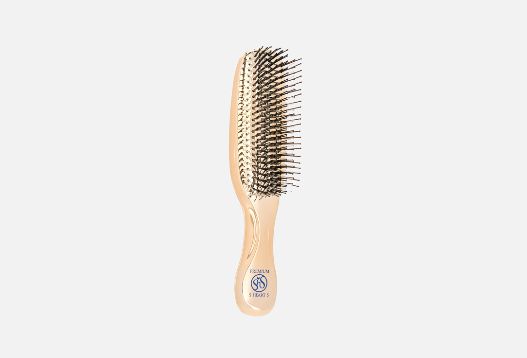 S-Heart-S Scalp Brush Champagne gold