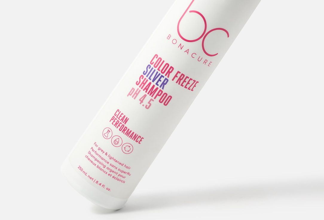 Schwarzkopf Professional Silver Shampoo for coloured hair Bonacure Color Freeze