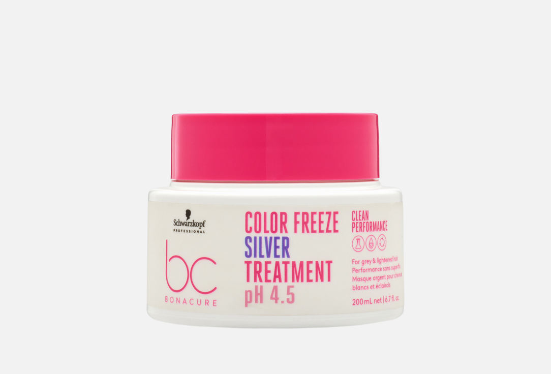 Schwarzkopf Professional Silver Treatment for coloured hair Bonacure Color Freeze