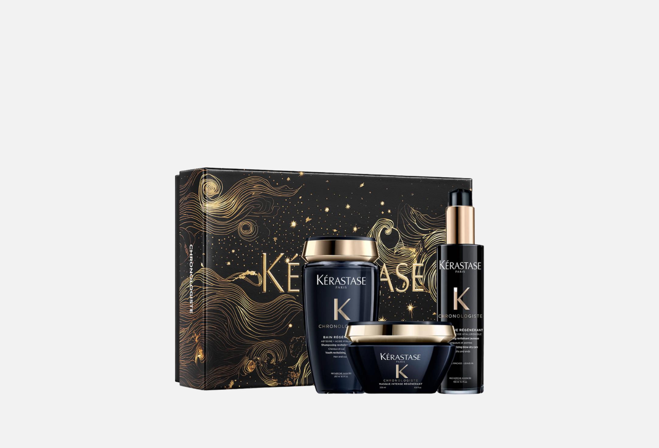kerastase Gift Set Shampoo, Hair Mask, Blow-Dry Primer kerastase Gift Set Shampoo, Hair Mask, Blow-Dry Primer