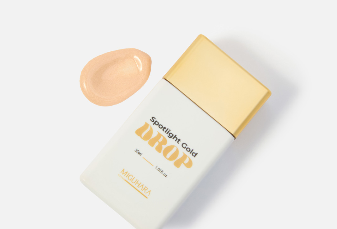 MIGUHARA Liquid Face Luminizer Spotlight Gold Drop