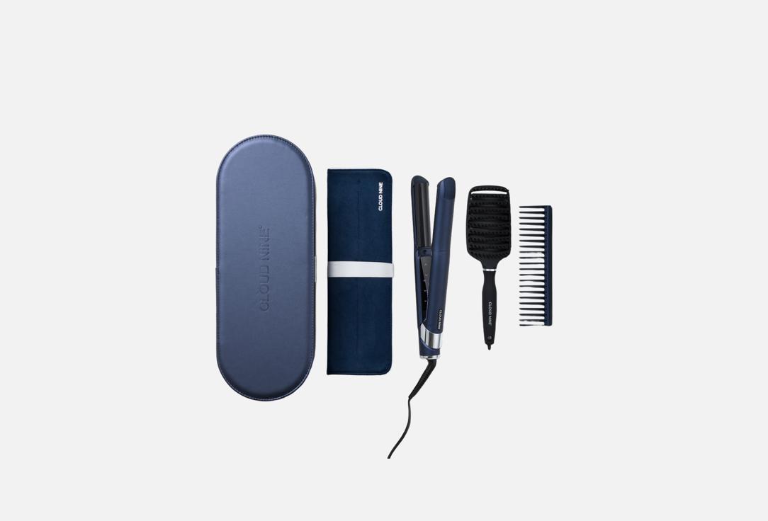Cloud Nine 2IN1 Contouring Hair Iron Pro Luxe Straightener Blue