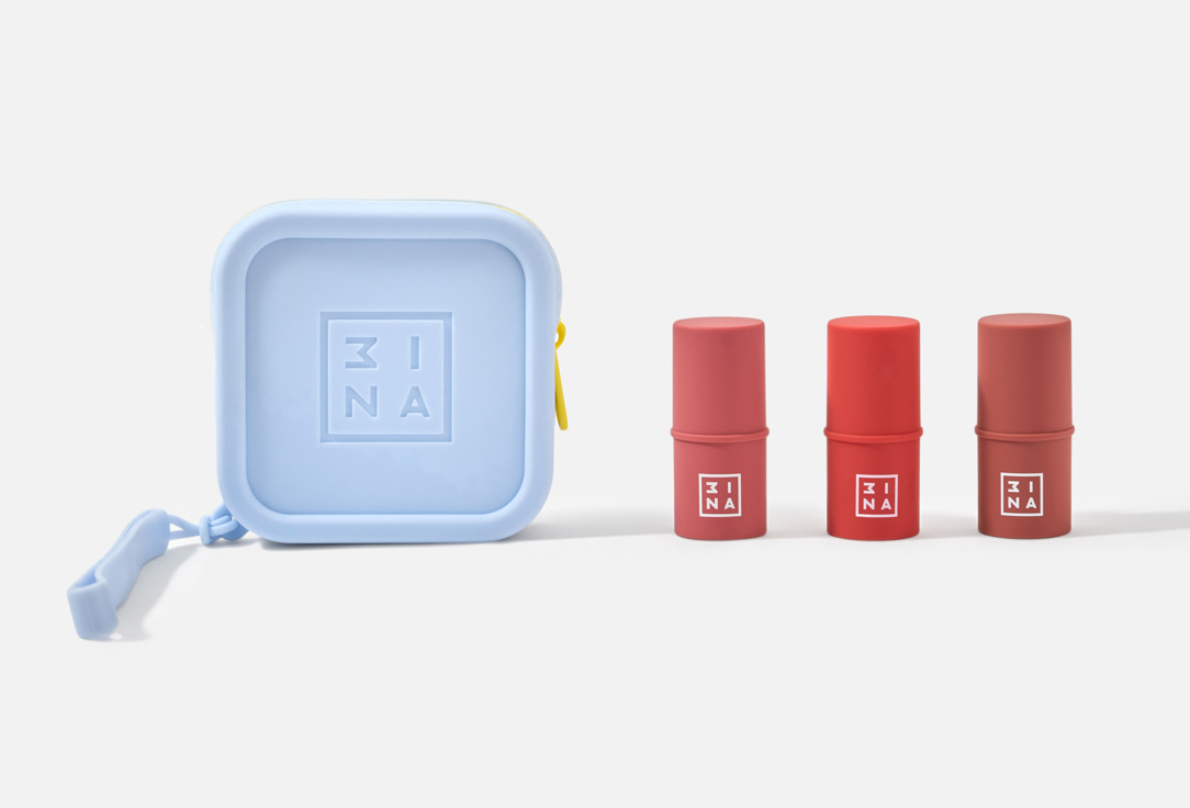 3INA Mini face makeup essentials set THE MINI RULEBREAKER 3 pcs 3INA Mini face makeup essentials set THE MINI RULEBREAKER