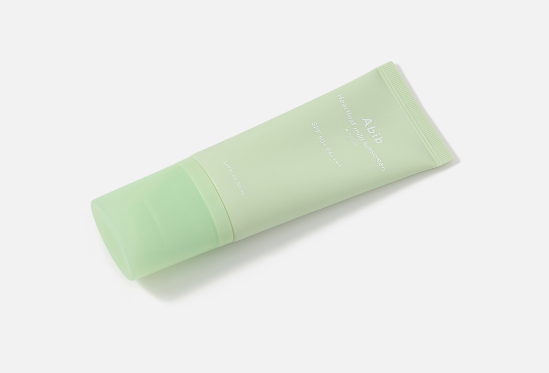 ABIB Soothing Face Cream SPF 50+ Heartleaf mild sunscreen Relief tube