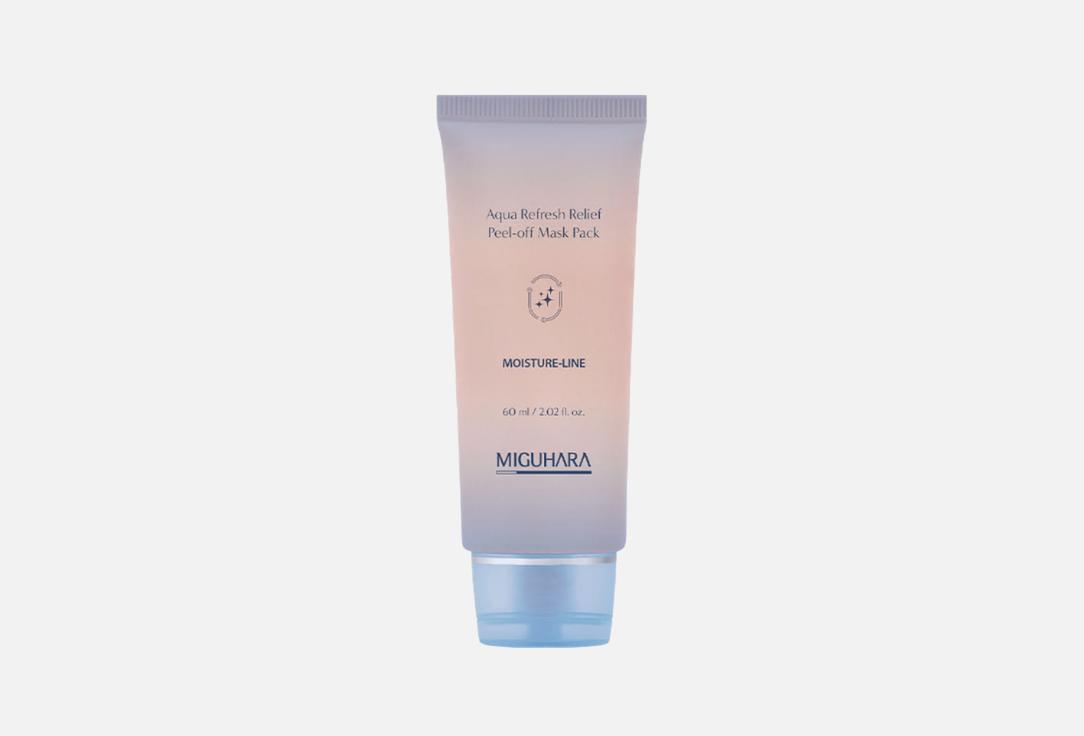MIGUHARA Moisturizing Face Peel-Off Mask Aqua Refresh Relief Peel-off Mask Pack 60 ml MIGUHARA Moisturizing Face Peel-Off Mask Aqua Refresh Relief Peel-off Mask Pack