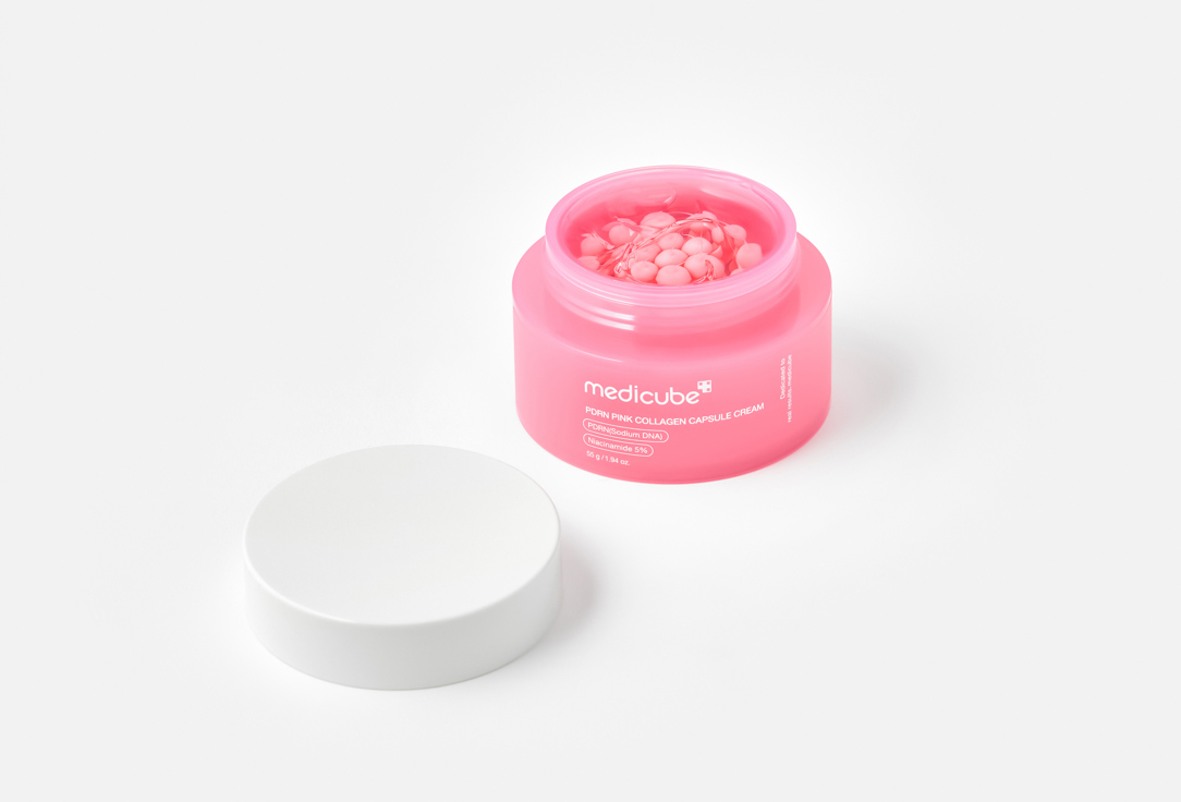 Medicube Glow-boosting moisturizing Face Cream PDRN Pink Collagen Capsule Cream