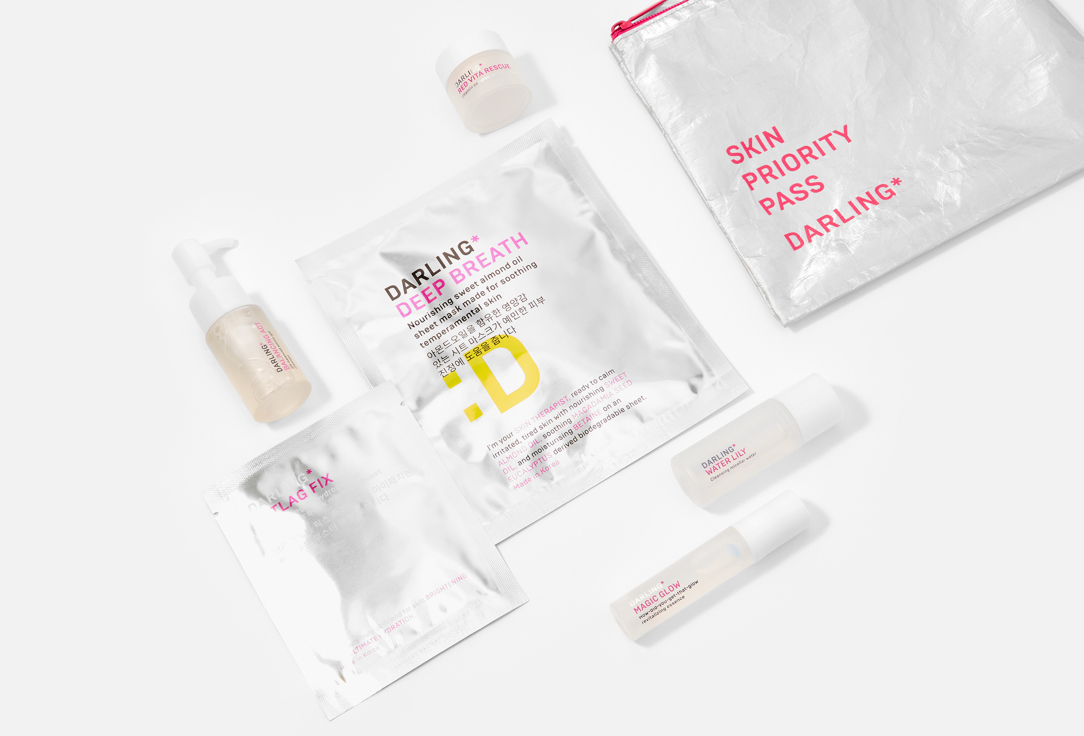 DARLING* Travel Set Skin Priority Pass