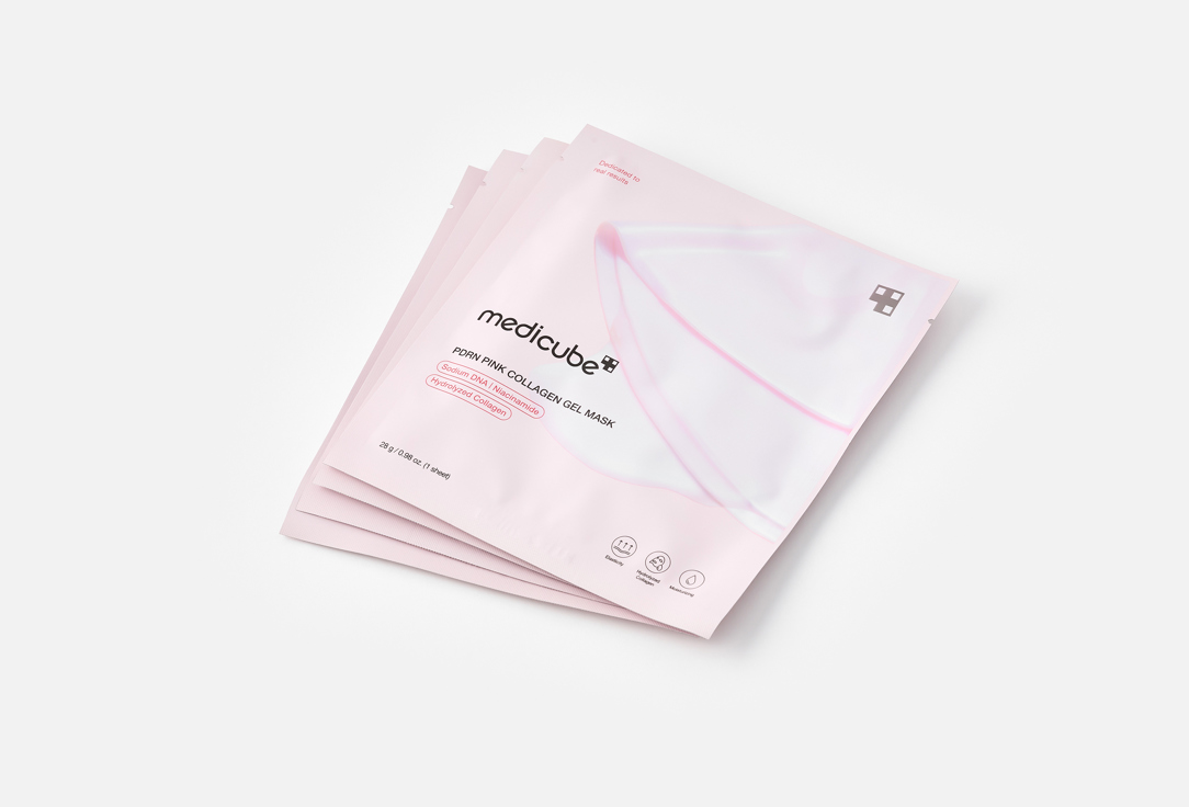 Medicube Glow-boosting Hydrogel Mask Pack PDRN Pink Collagen Gel Mask