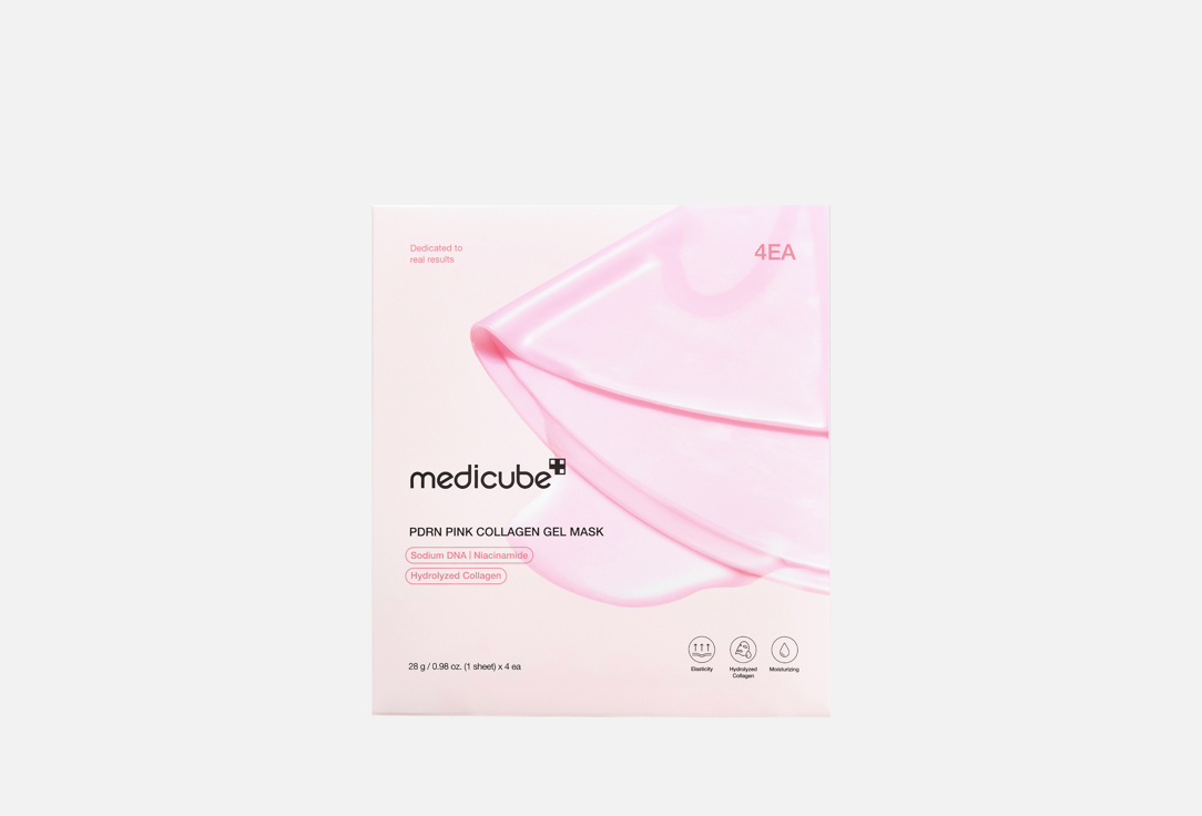 Medicube Glow-boosting Hydrogel Mask Pack PDRN Pink Collagen Gel Mask