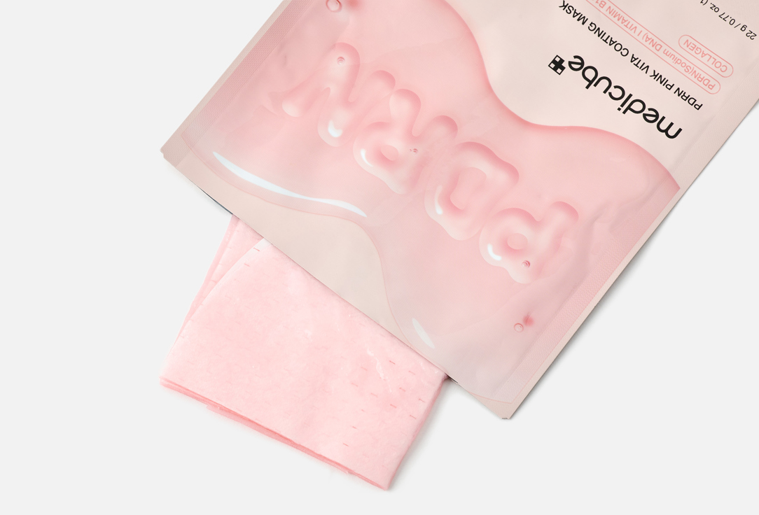 Medicube Hydrating & Firming Face Sheet Mask PDRN Pink Vita Coating Mask