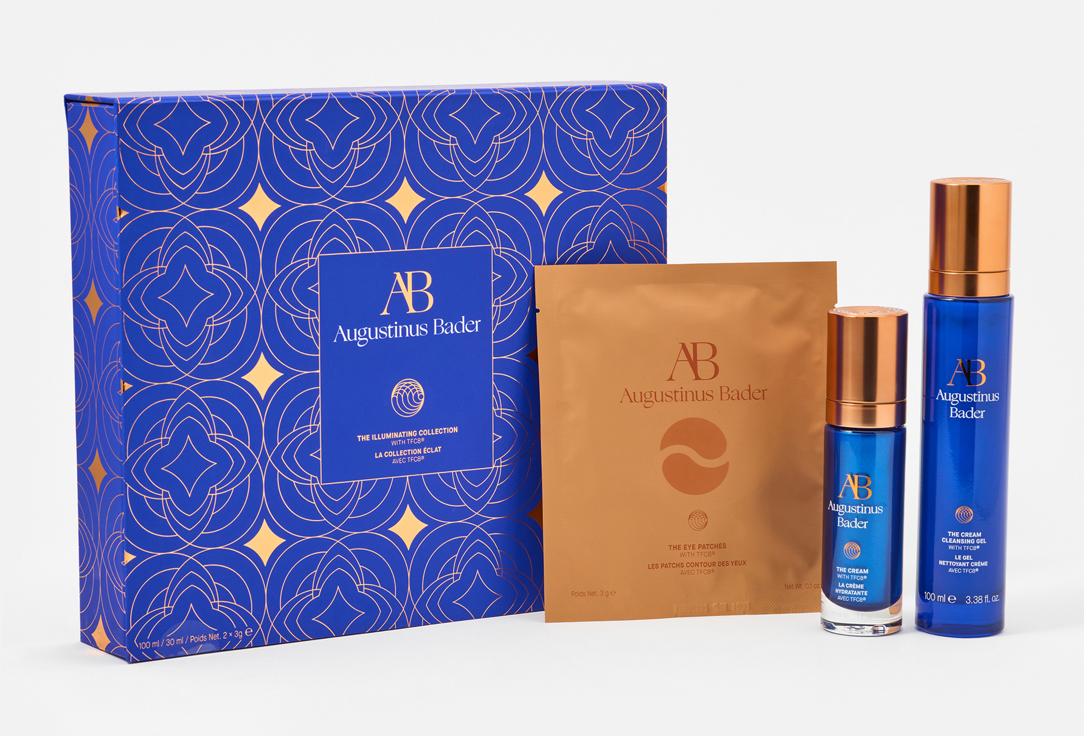 Augustinus Bader Gift Set: Eye Patches, Face Cream, Face Cleansing Gel The Illuminating Collection