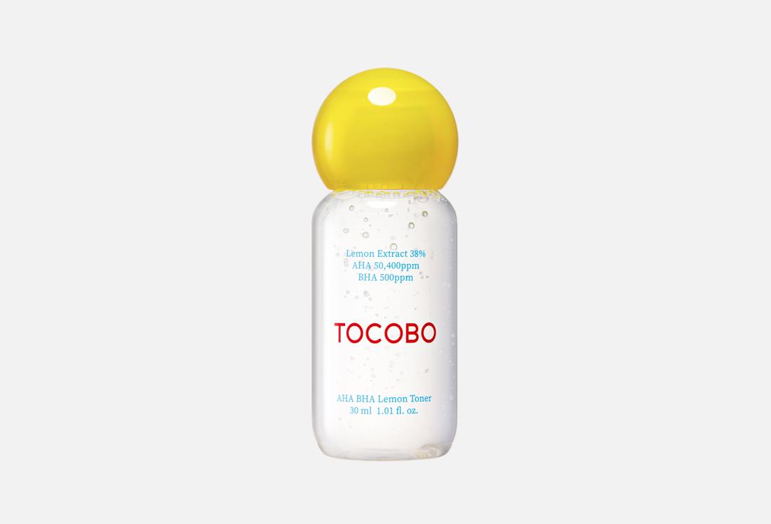 TOCOBO Exfoliating and brightening toner AHA BHA Lemon Toner Mini