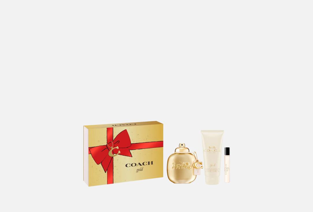 كوتش مجموعة ماء عطر ولوشن للجسم غولد