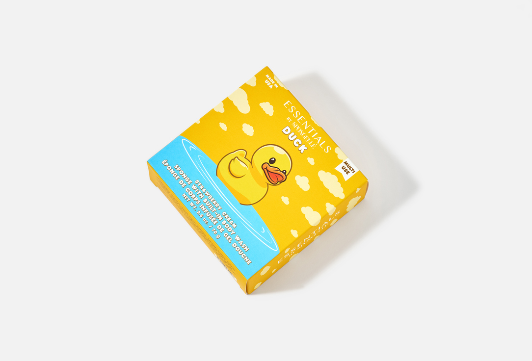 Spongelle Body Wash Infused Buffer Strawberry Cream Duck 1 pcs Spongelle Body Wash Infused Buffer Strawberry Cream Duck