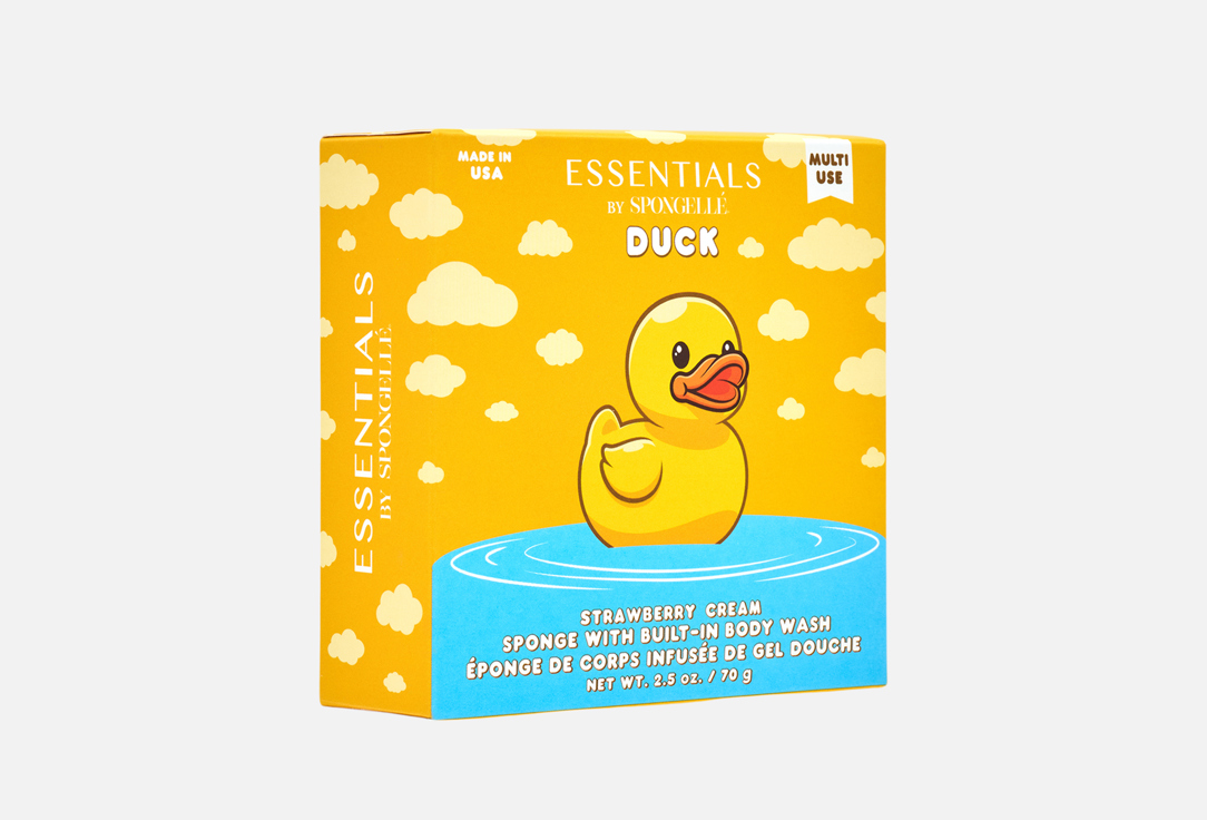 Spongelle Body Wash Infused Buffer Strawberry Cream Duck 1 pcs Spongelle Body Wash Infused Buffer Strawberry Cream Duck