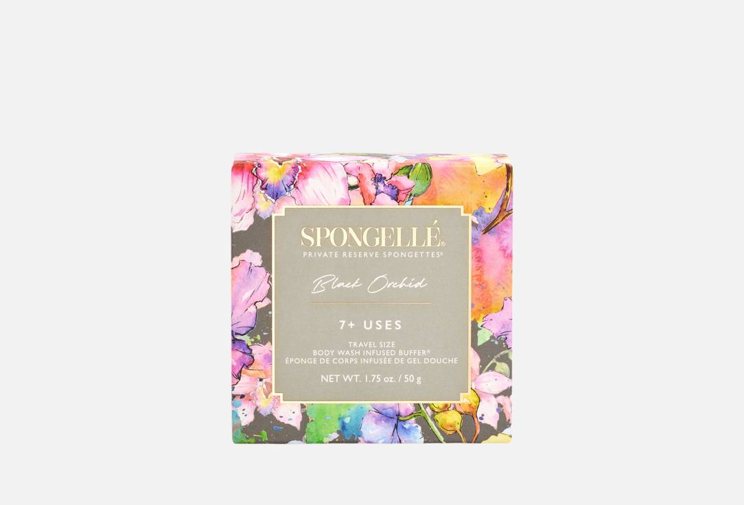 Spongelle Body Wash Infused Sponge Private Reserve Black Orchid Spongette 1 pcs Spongelle Body Wash Infused Sponge Private Reserve Black Orchid Spongette