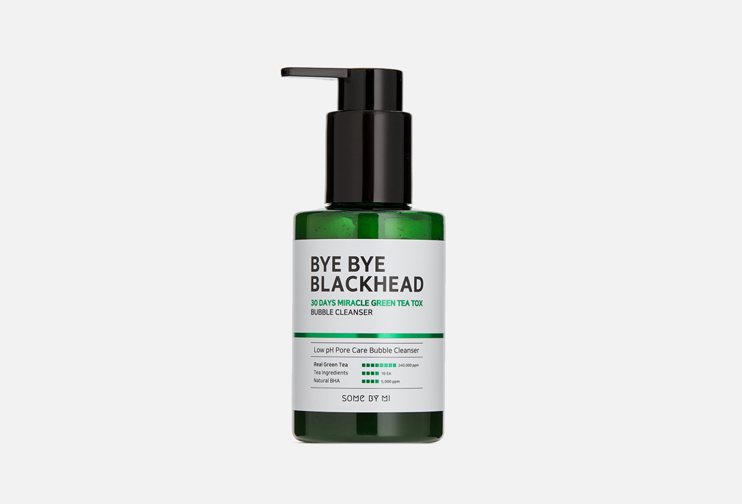 SOME BY MI Green tea bubble cleanser Bye bye blackhead