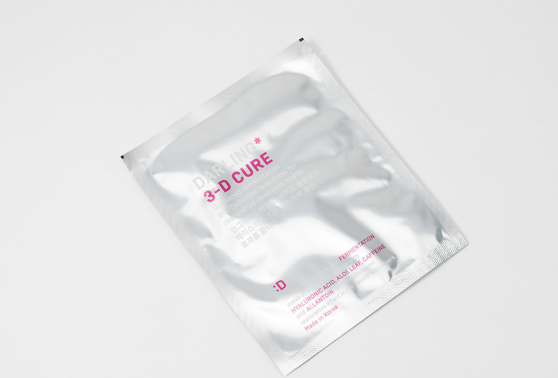 DARLING* Restorative bio-cellulose face sheet mask 3-d cure