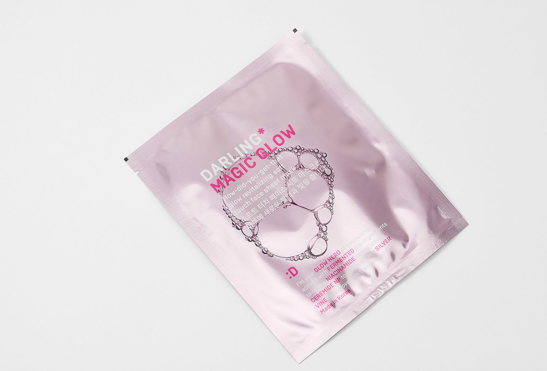 DARLING* Revitalising face sheet mask Magic glow