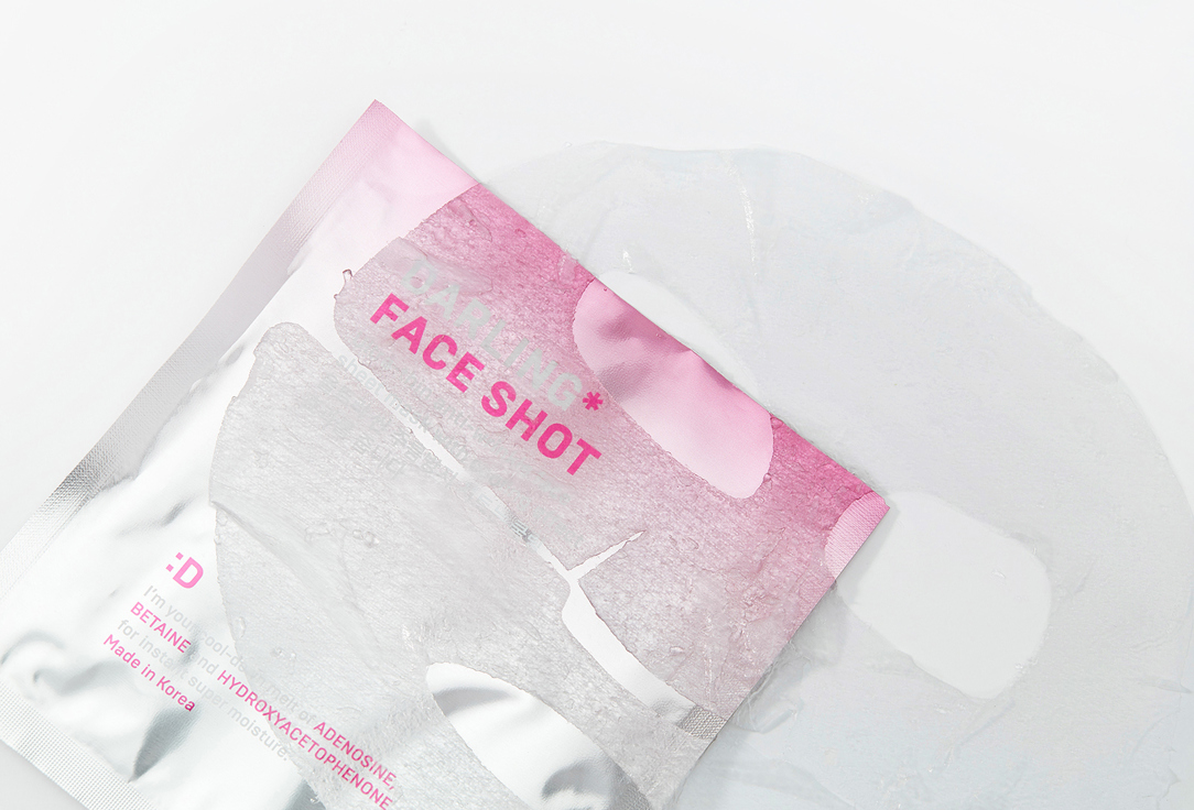 DARLING* Cooling anti-wrinkle face sheet mask Face shot