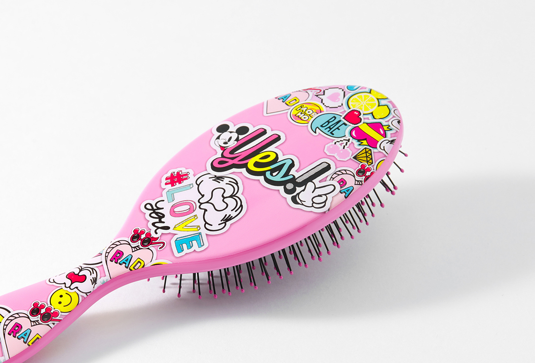 WET BRUSH Hair comb Disney classics-peace love mickey