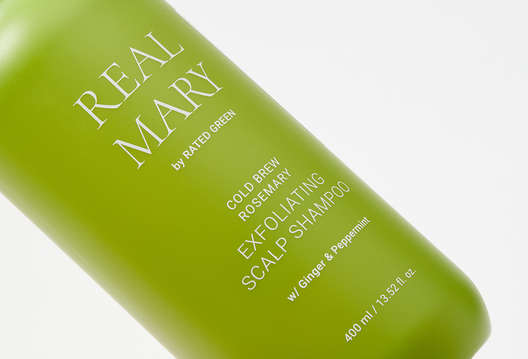 RATED GREEN Exfoliating Scalp Shampoo REAL MARY Cold Brew Rosemary