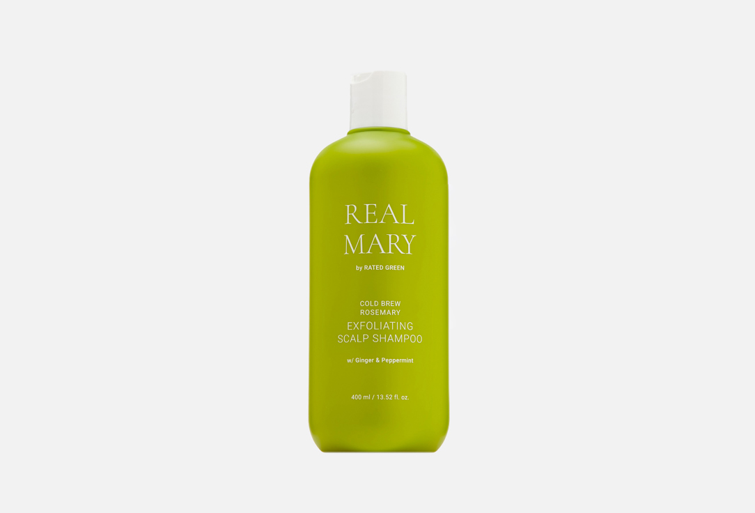 RATED GREEN Exfoliating Scalp Shampoo REAL MARY Cold Brew Rosemary