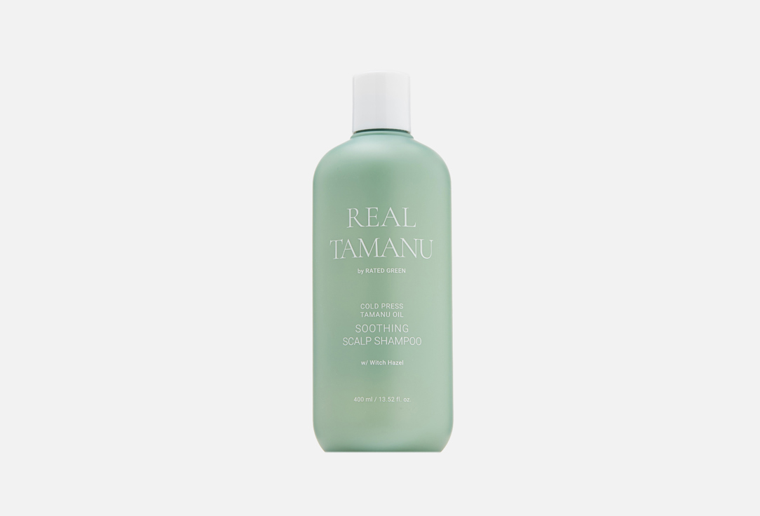 RATED GREEN Soothing Scalp Shampoo REAL TAMANU Cold Pressed Tamanu Oil
