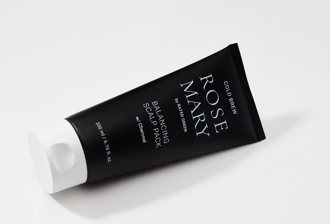 RATED GREEN Exfoliating Scalp Scrub Cold Brew Rosemary Balancing Scalp Pack Charcoal