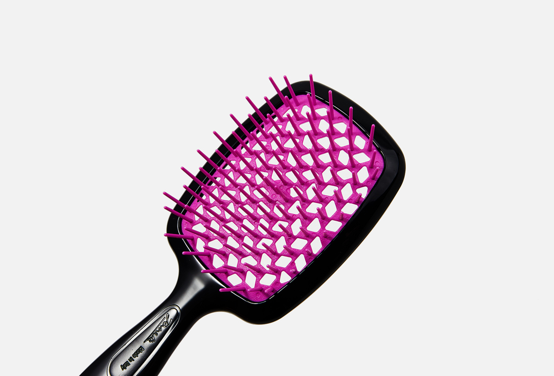 Janeke  Hair brush  Superbrush Black Fuchsia