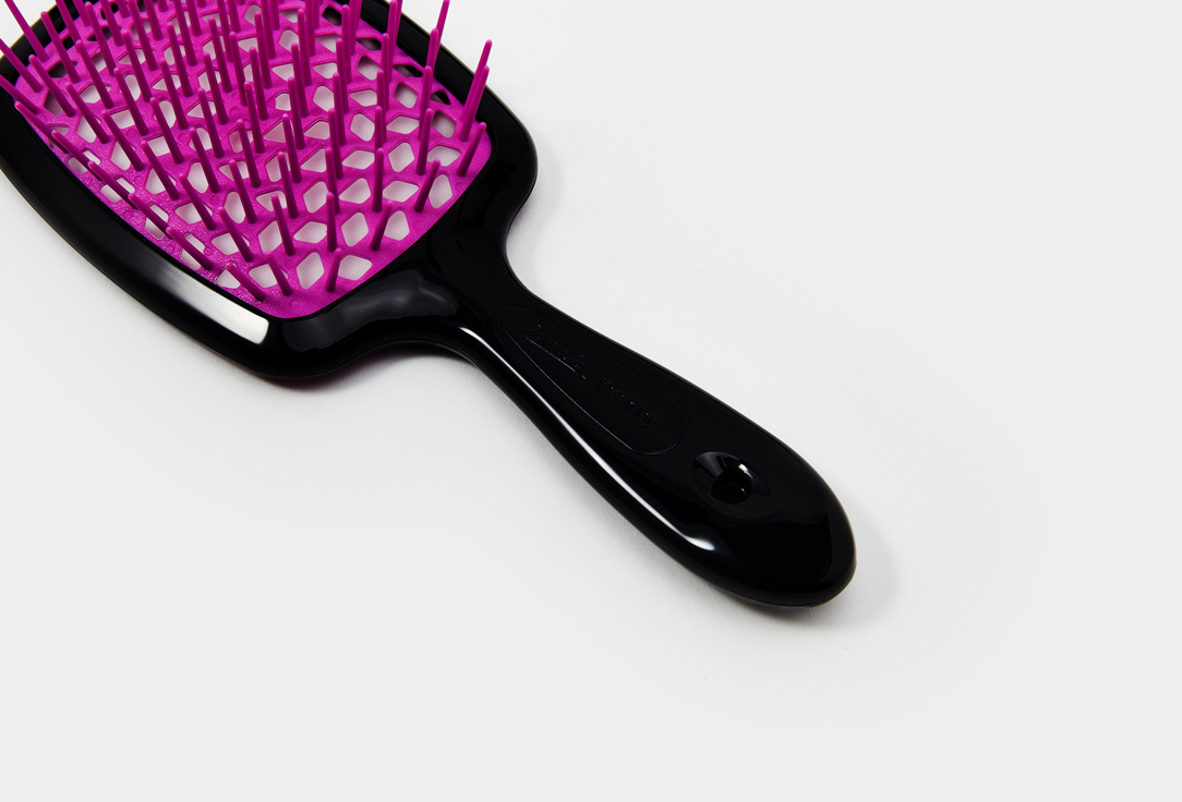 Janeke  Hair brush  Superbrush Black Fuchsia