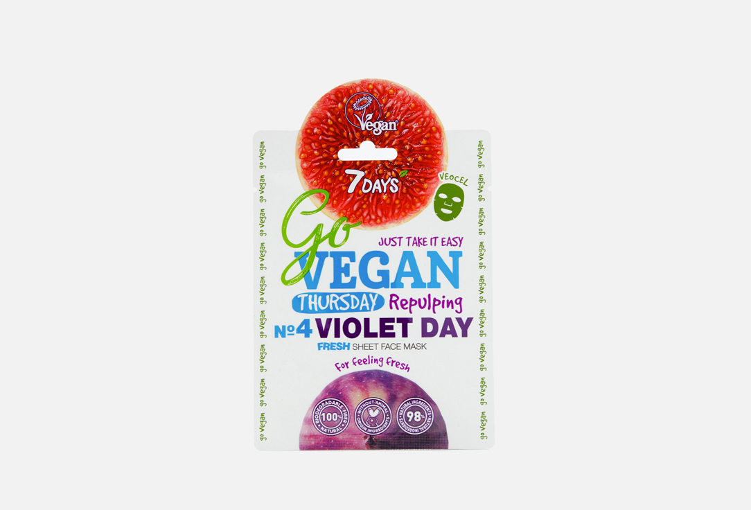 7DAYS Refreshing Face Sheet Mask Go Vegan Thursday