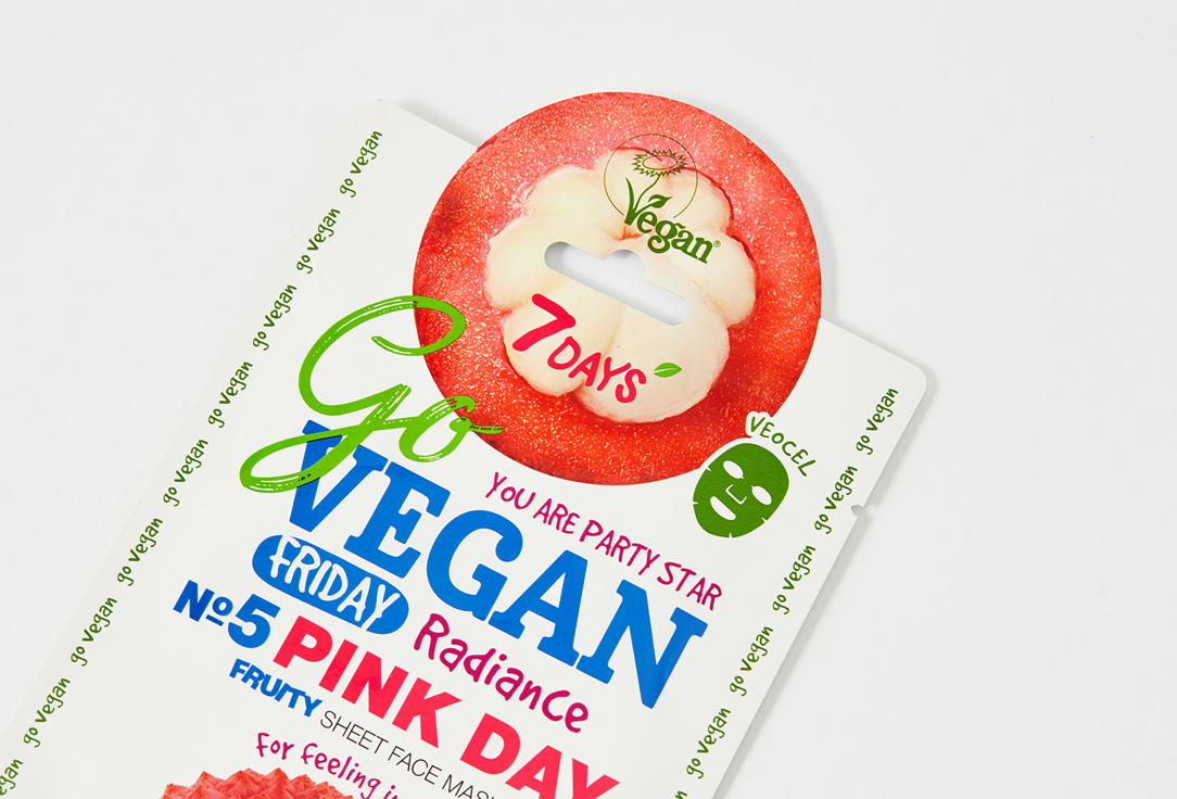 7DAYS Illuminating Face Sheet Mask Go Vegan Friday