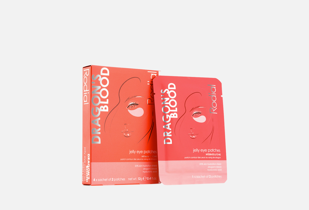 RODIAL Hydrogel Patches For The Skin Around The Eyes Dragons Blood 