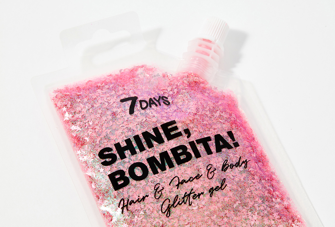 7DAYS Muititasking Glitter-Gel Shine, Bombita!