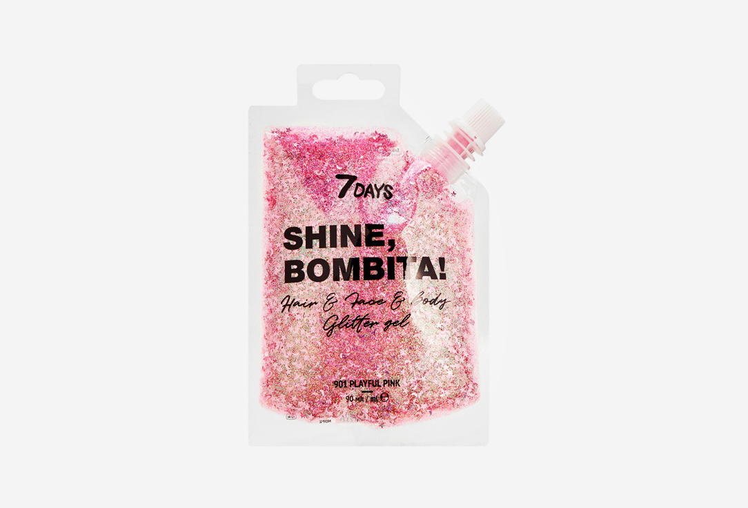 7DAYS Muititasking Glitter-Gel Shine, Bombita!