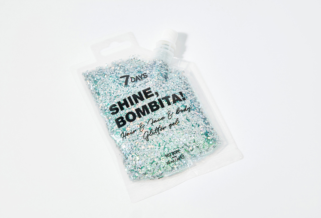 7DAYS Muititasking Glitter-Gel Shine, Bombita!