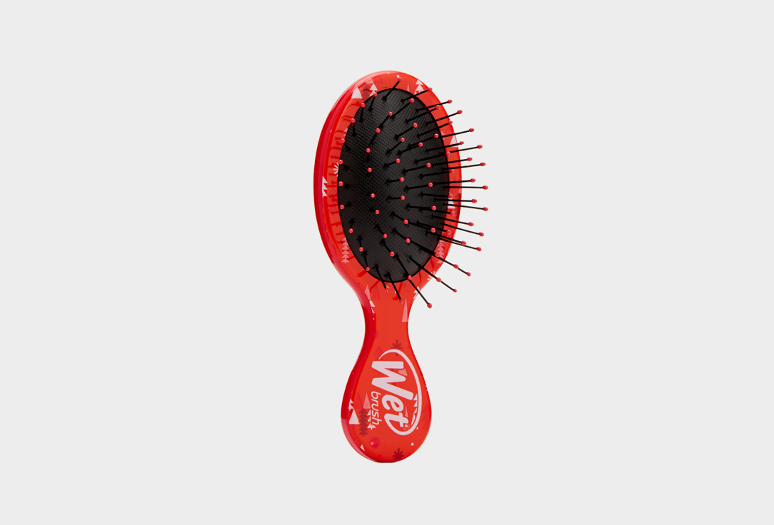 WET BRUSH Comb for tangled hair Mini detangler mickey & minnie mickey & trees red