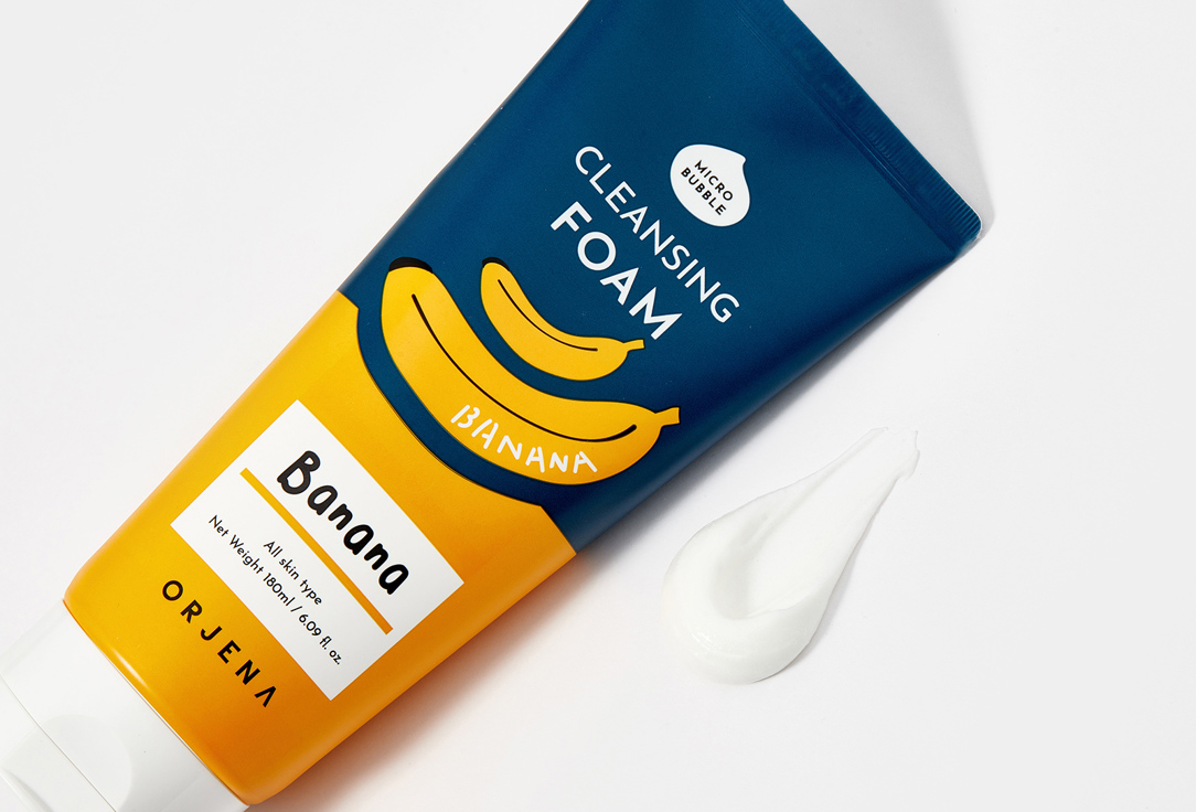 ORJENA Face Cleansing Foam Smile Day Banana