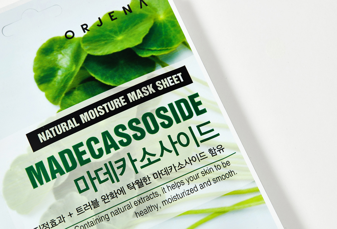 ORJENA Moisturizing Face Sheet Mask Madecassoside Natural Moisture