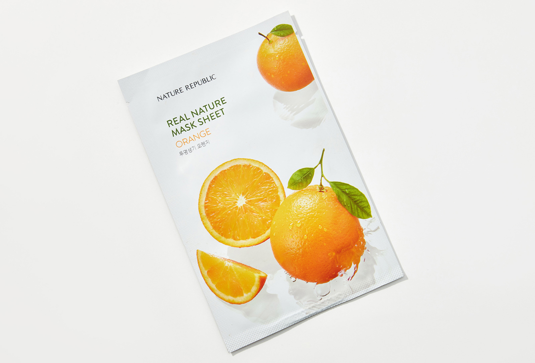 Nature Republic Face Mask Real Nature Orange