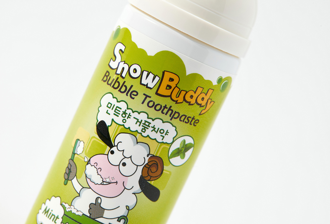 Snow Buddy Children's toothpaste-foam Bubble Mint 