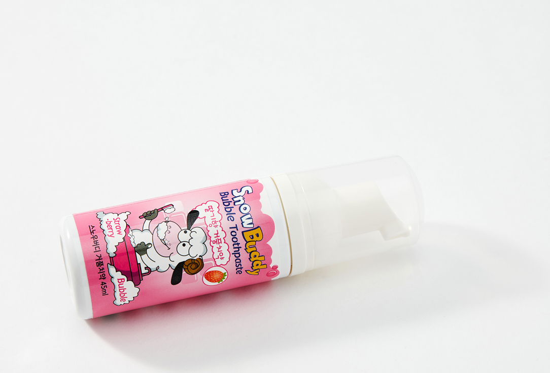 Snow Buddy Children's toothpaste-foam Bubble Strawberry