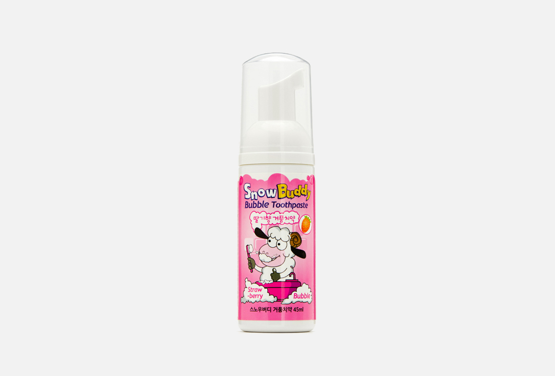 Snow Buddy Children's toothpaste-foam Bubble Strawberry