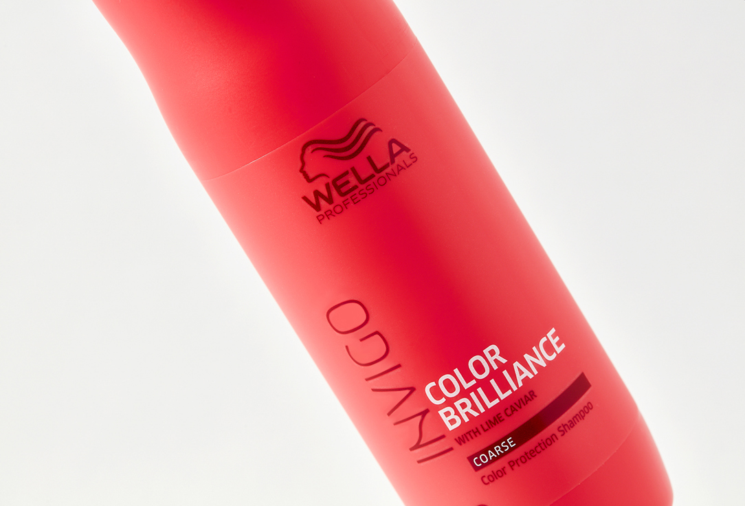 Wella Professionals Shampoo for Colored Coarse Hair Invigo Color Brilliance Color Protection Shampoo