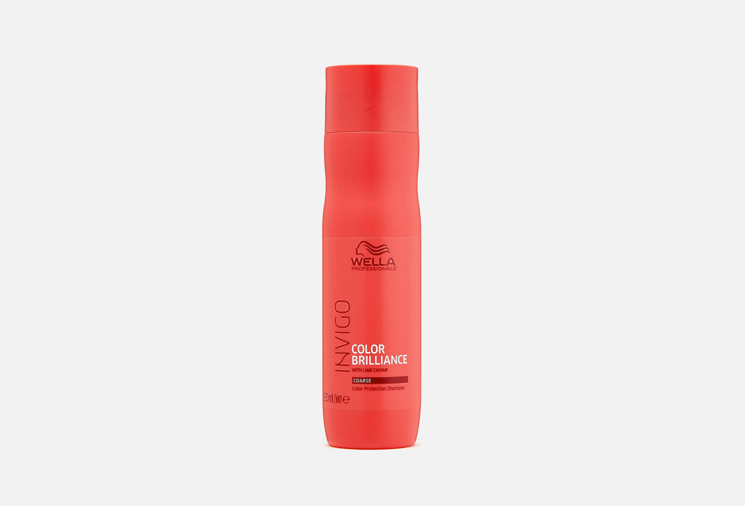 Wella Professionals Shampoo for Colored Coarse Hair Invigo Color Brilliance Color Protection Shampoo