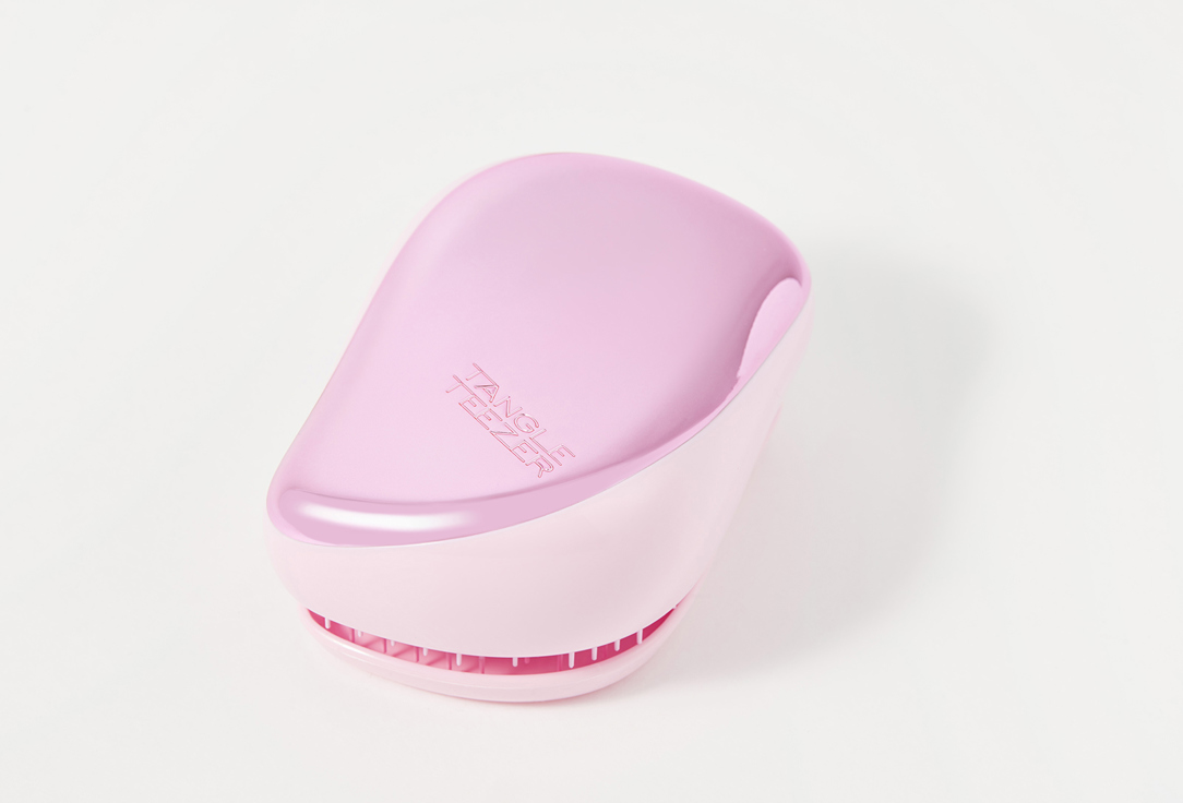 Tangle Teezer Hair comb Tangle teezer comb compact styler baby doll pink chrome