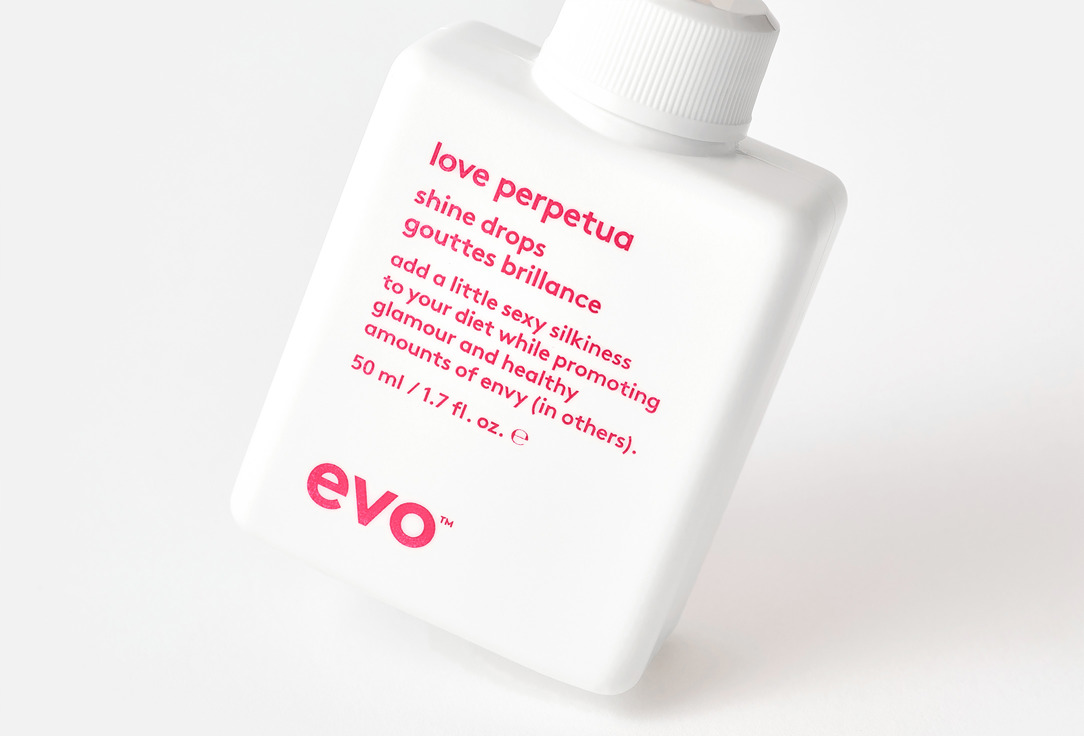 EVO liquid polish and smooth hair serum love perpetua